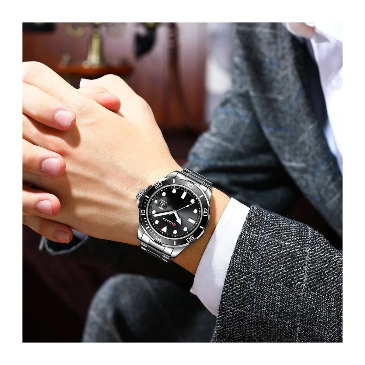 Curren 8388-Homme Montres