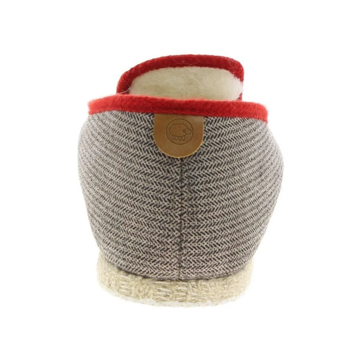 Chausse Mouton - Charentaises STUART - Marron - Taille-Homme Pantoufles / Chaussons