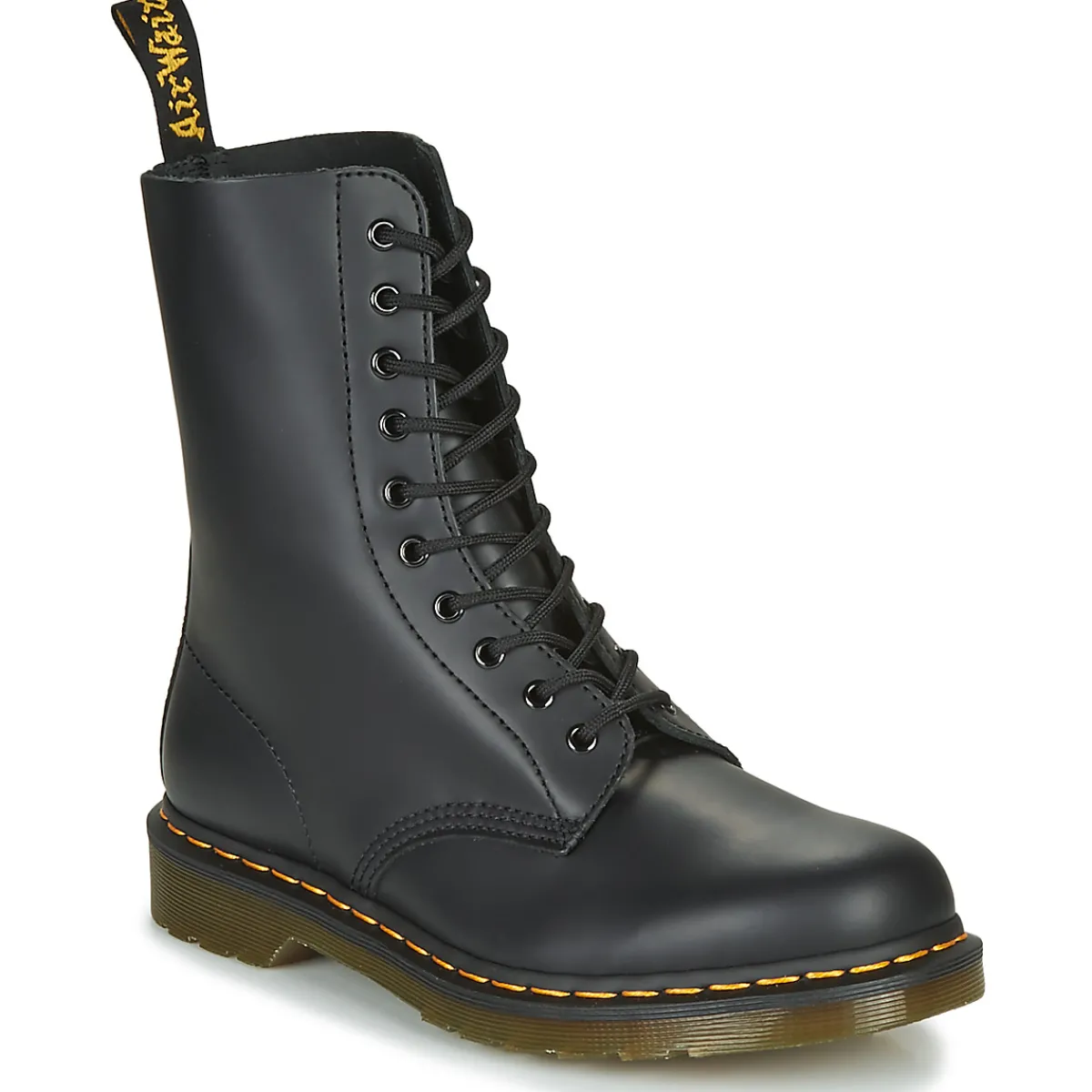 Dr. Martens 1490 BLACK SMOOTH-Homme Bottines / Boots