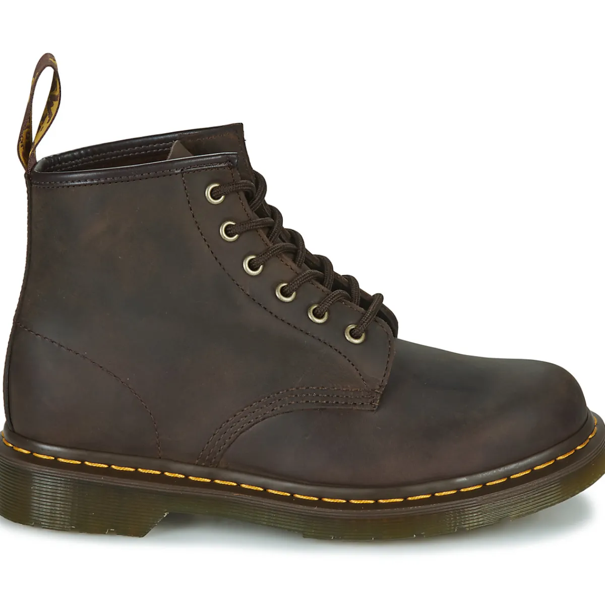 Dr. Martens 101 DARK BROWN CRAZY HORSE-Homme Bottines / Boots