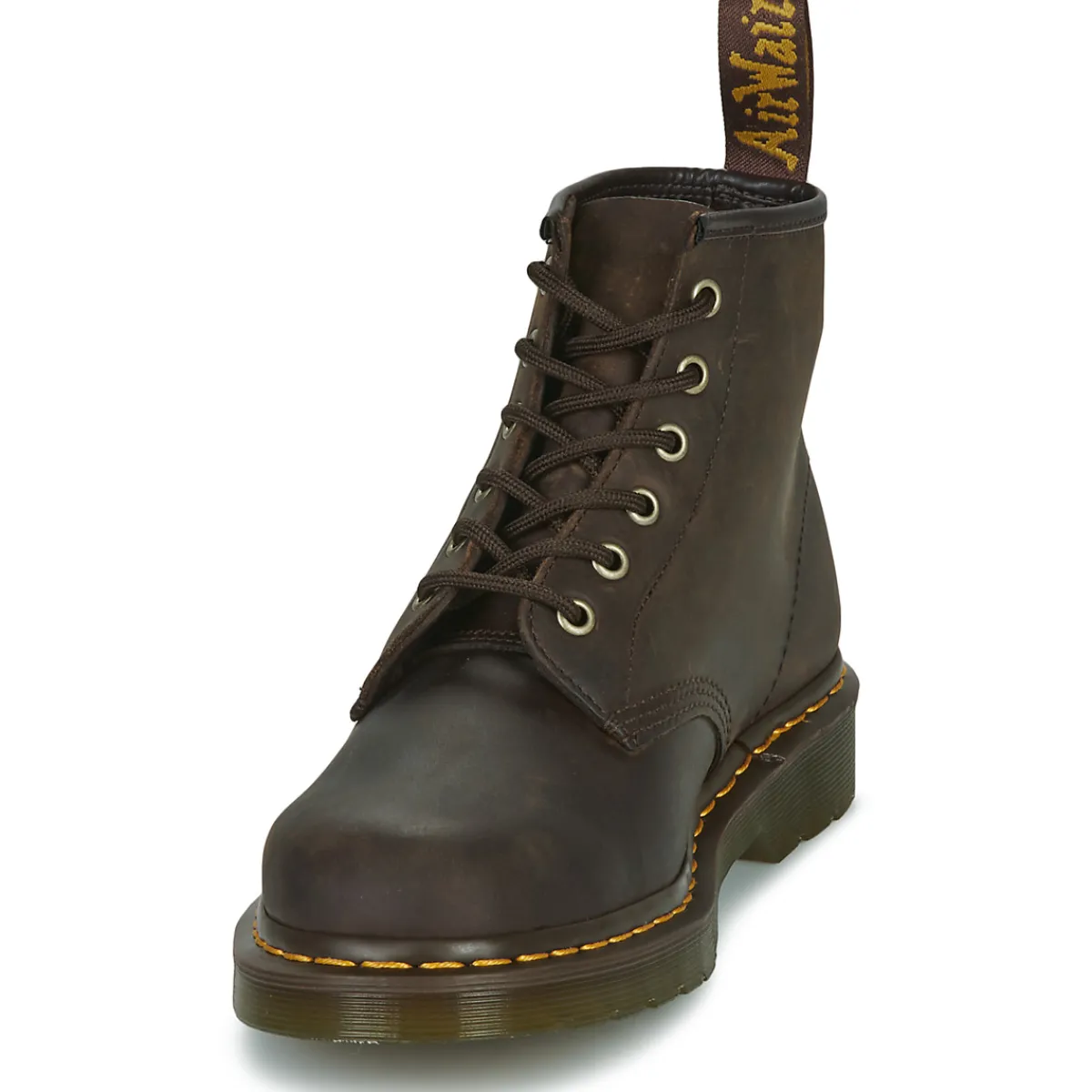 Dr. Martens 101 DARK BROWN CRAZY HORSE-Homme Bottines / Boots