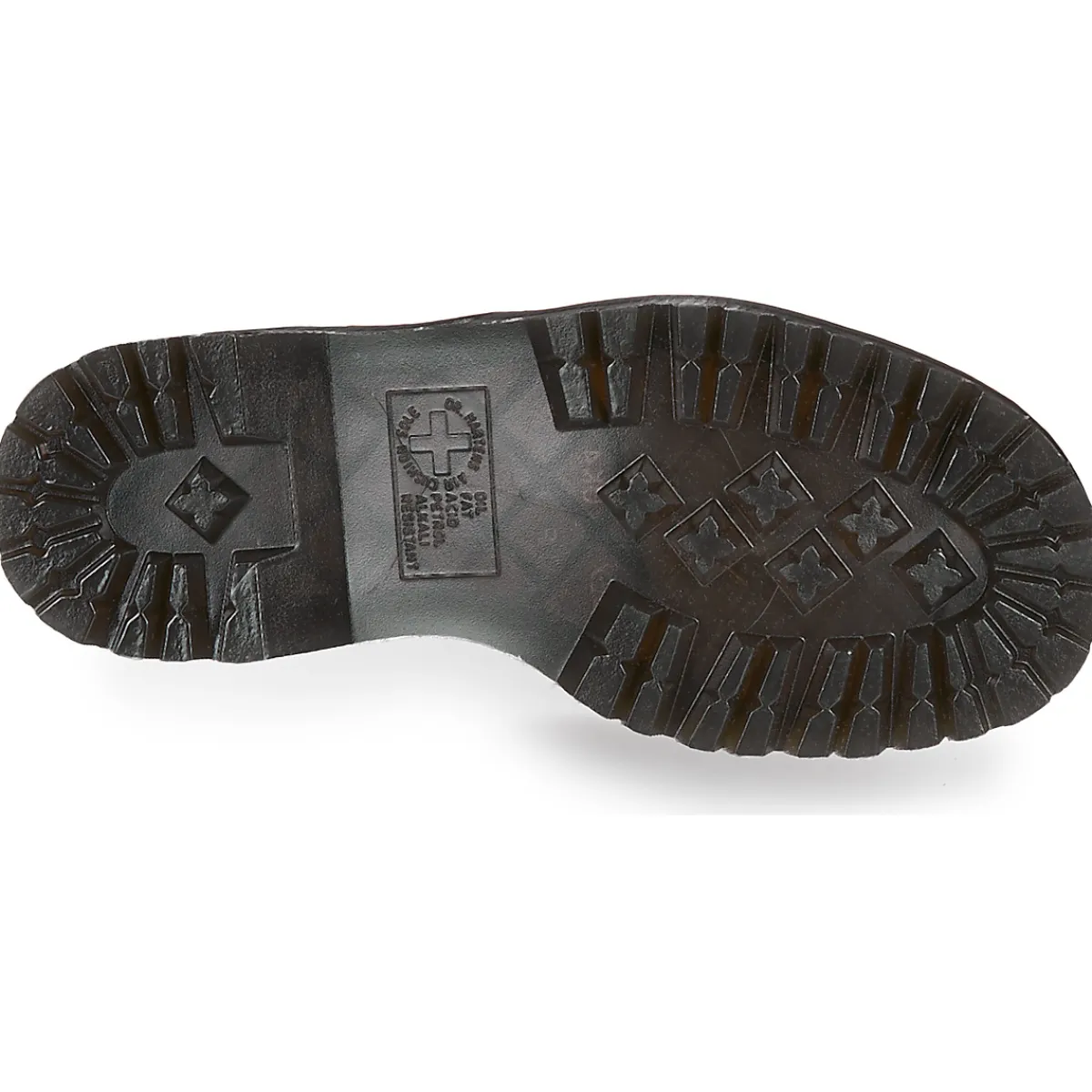 Dr. Martens 1461 QUAD BLACK POLISHED SMOOTH-Homme Derbies & Richelieu