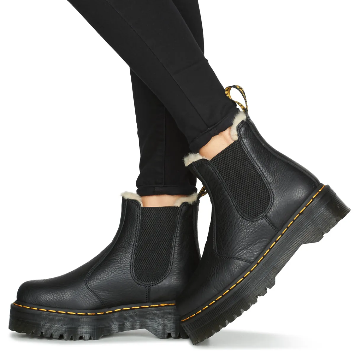 Dr. Martens 2976 QUAD FL BLACK PISA-Homme Bottines / Boots