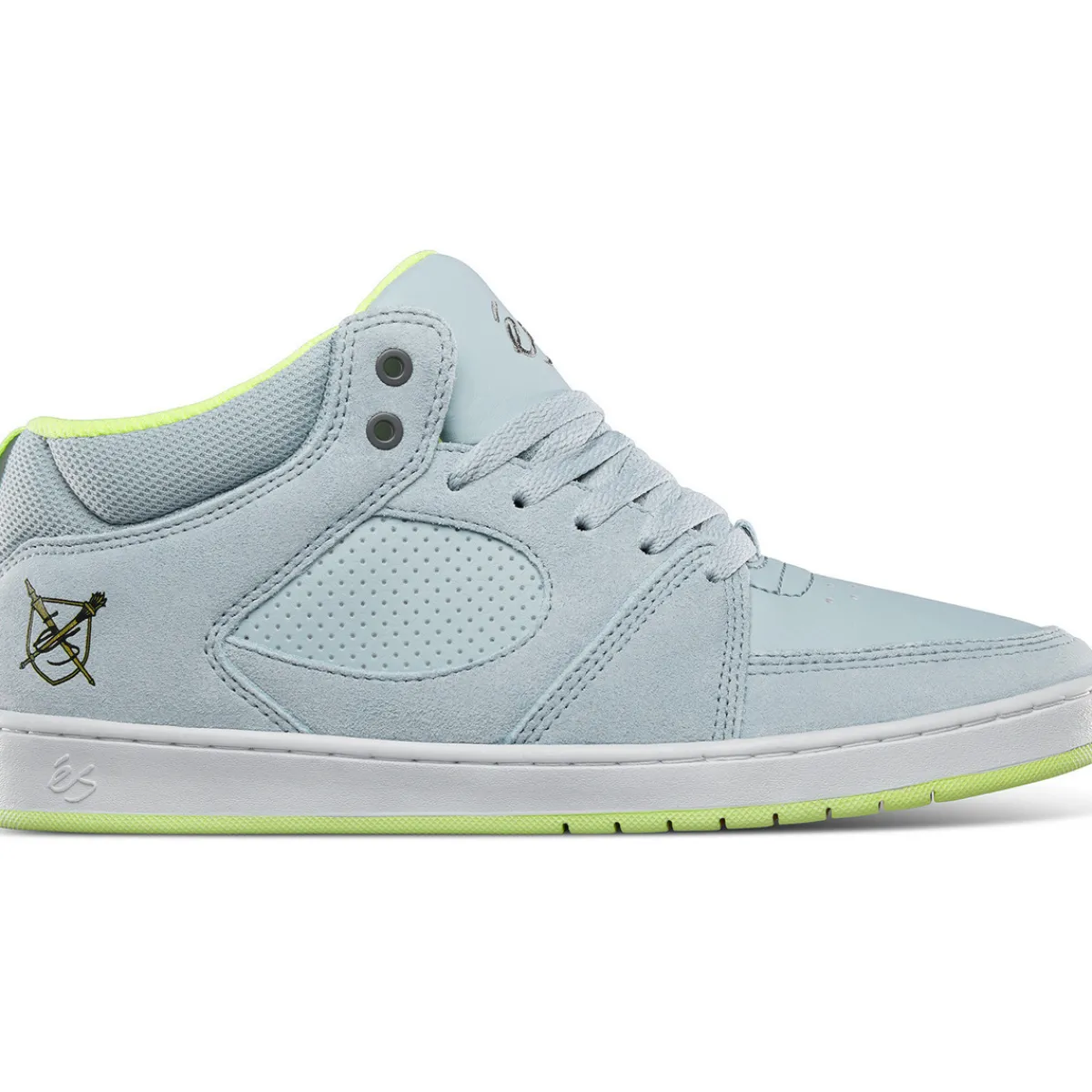 Es ACCEL SLIM MID BLUE GREY WHITE-Homme Skate