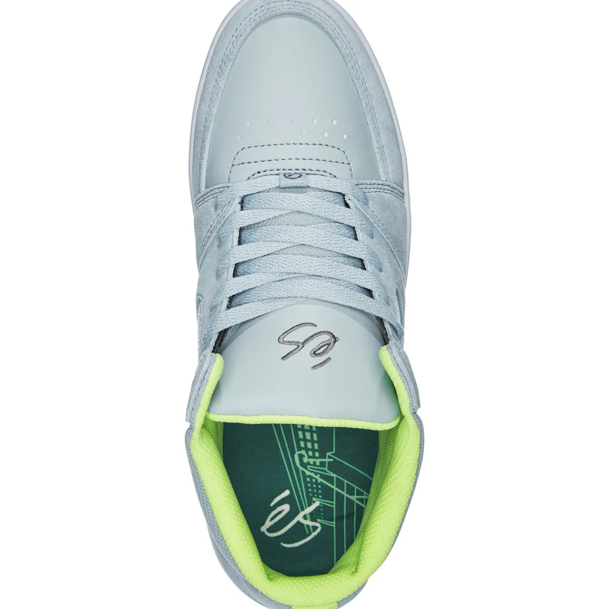 Es ACCEL SLIM MID BLUE GREY WHITE-Homme Skate