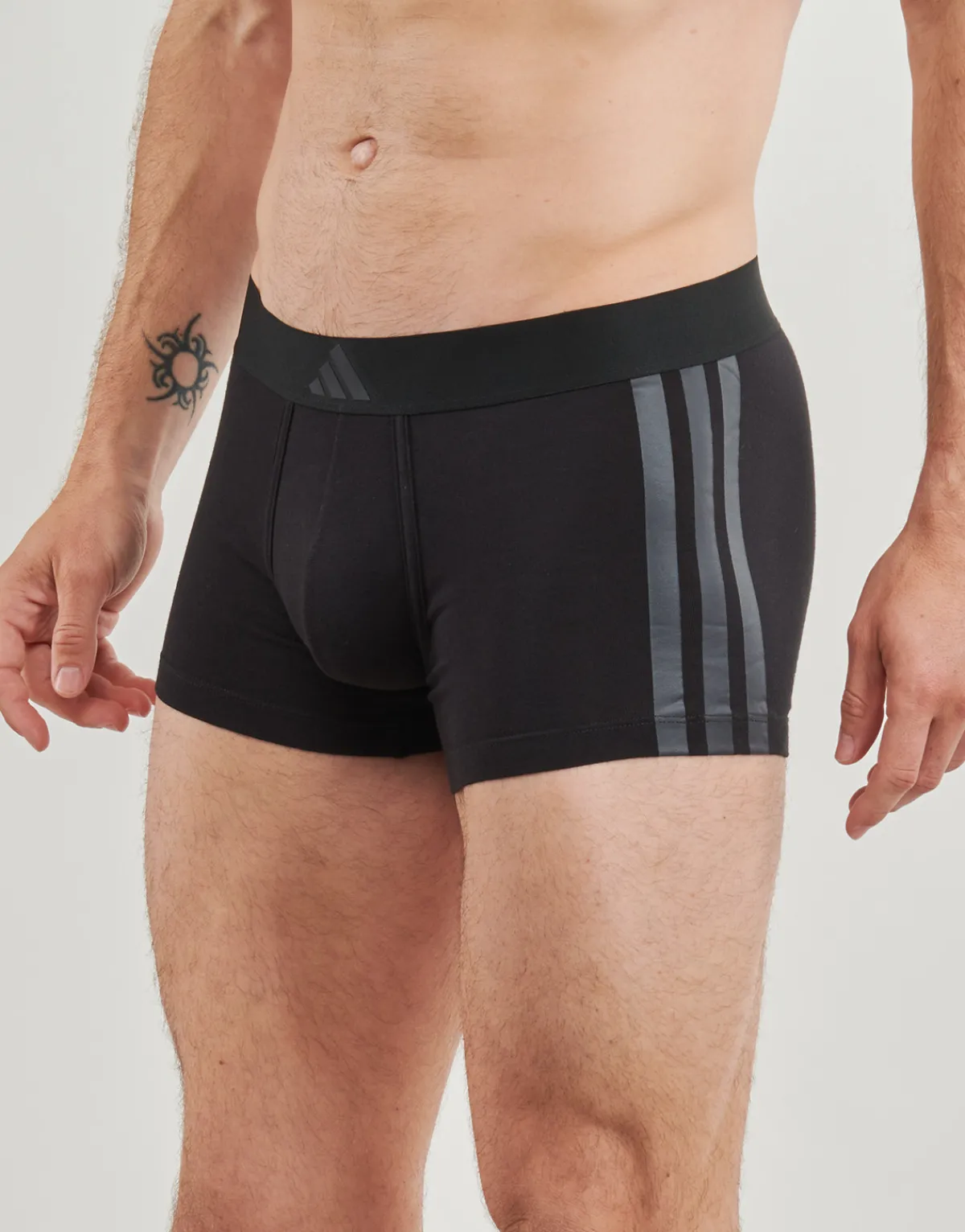 adidas ACTIVE FLEX COTTON 3 STRIPES Pack de 2-Homme Boxers