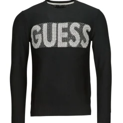 Guess AMYAS LS CN SLOGAN SWEATER-Homme Pulls & Gilets