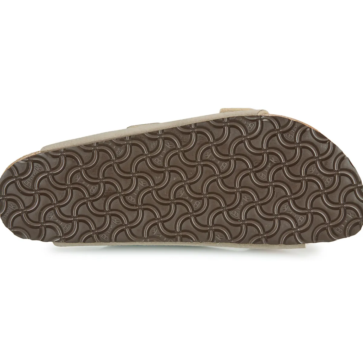 BIRKENSTOCK Arizona SYN DesDust GrTaupe/Brown VEG-Homme Mules / Sabots