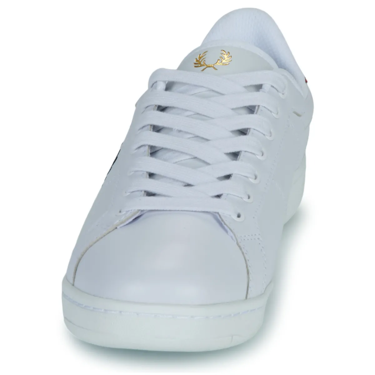 Fred Perry B722 LEATHER-Homme Baskets Mode