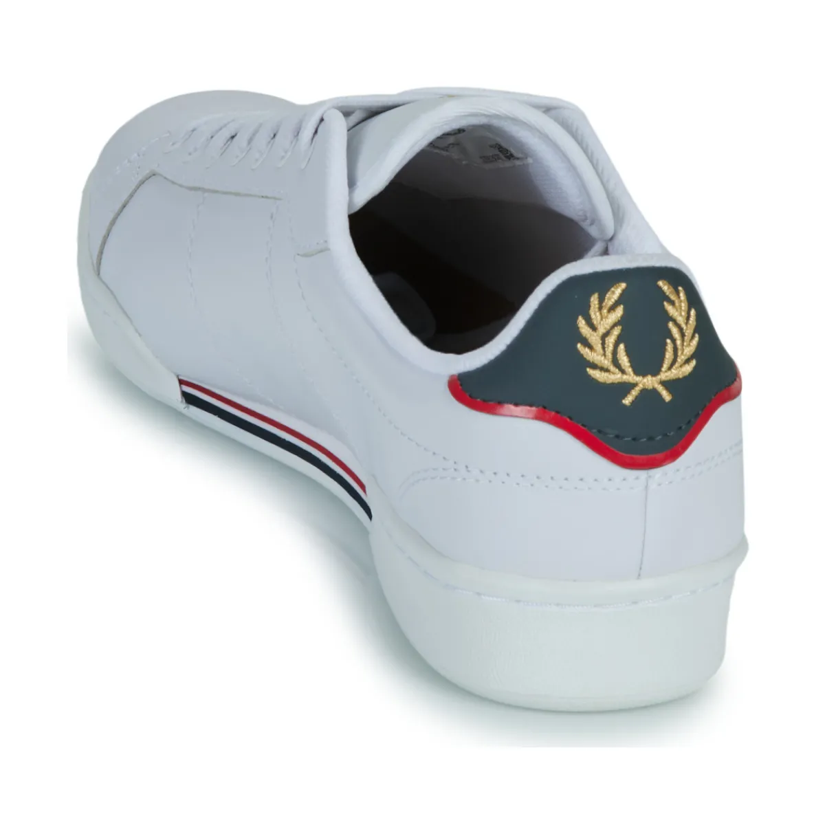 Fred Perry B722 LEATHER-Homme Baskets Mode