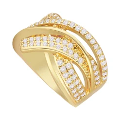 Orusbijoux Bague e Tresse Sertie-Homme Bijoux