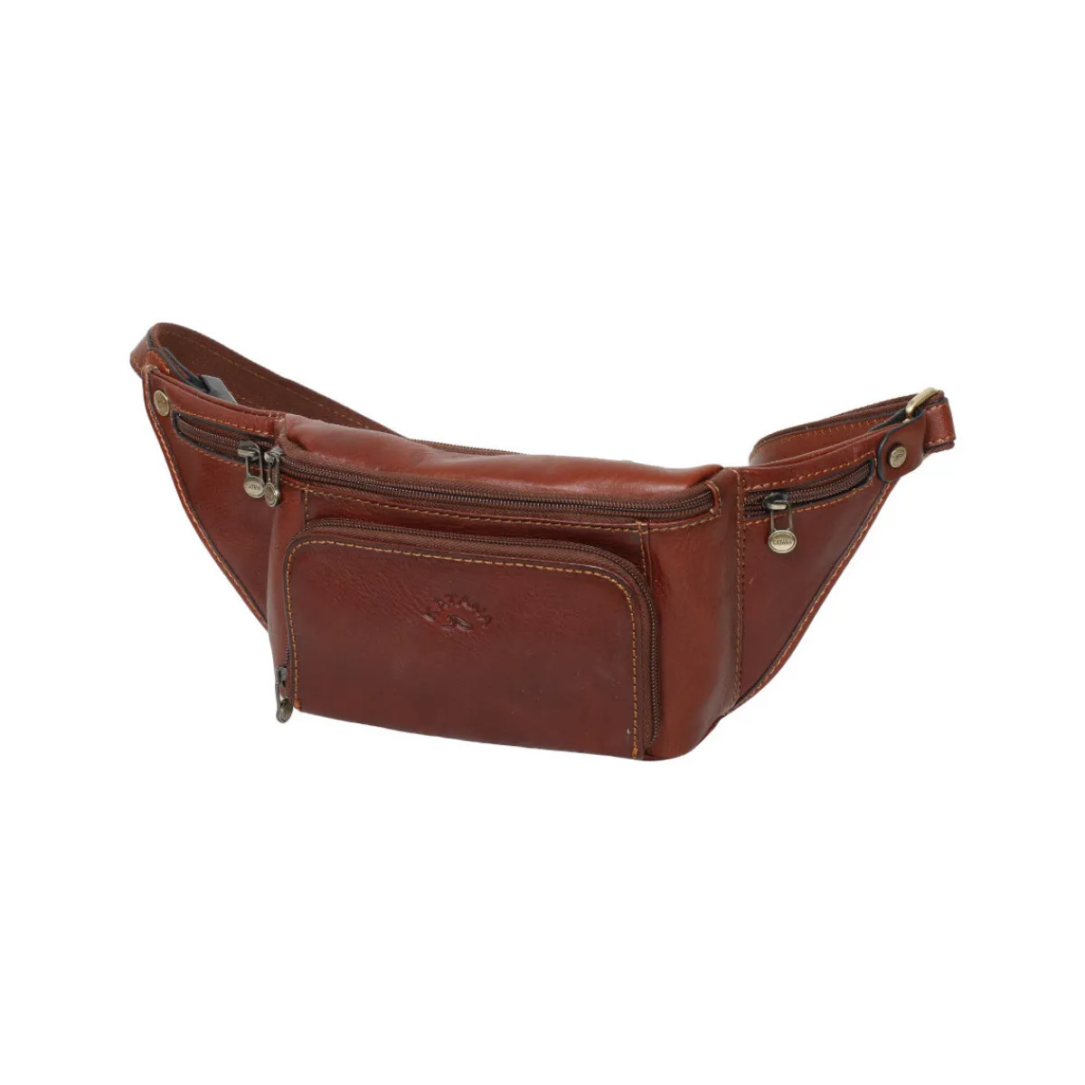 Katana Banane Cuir De Vachette Gras K 31010-Homme Pochettes / Sacoches