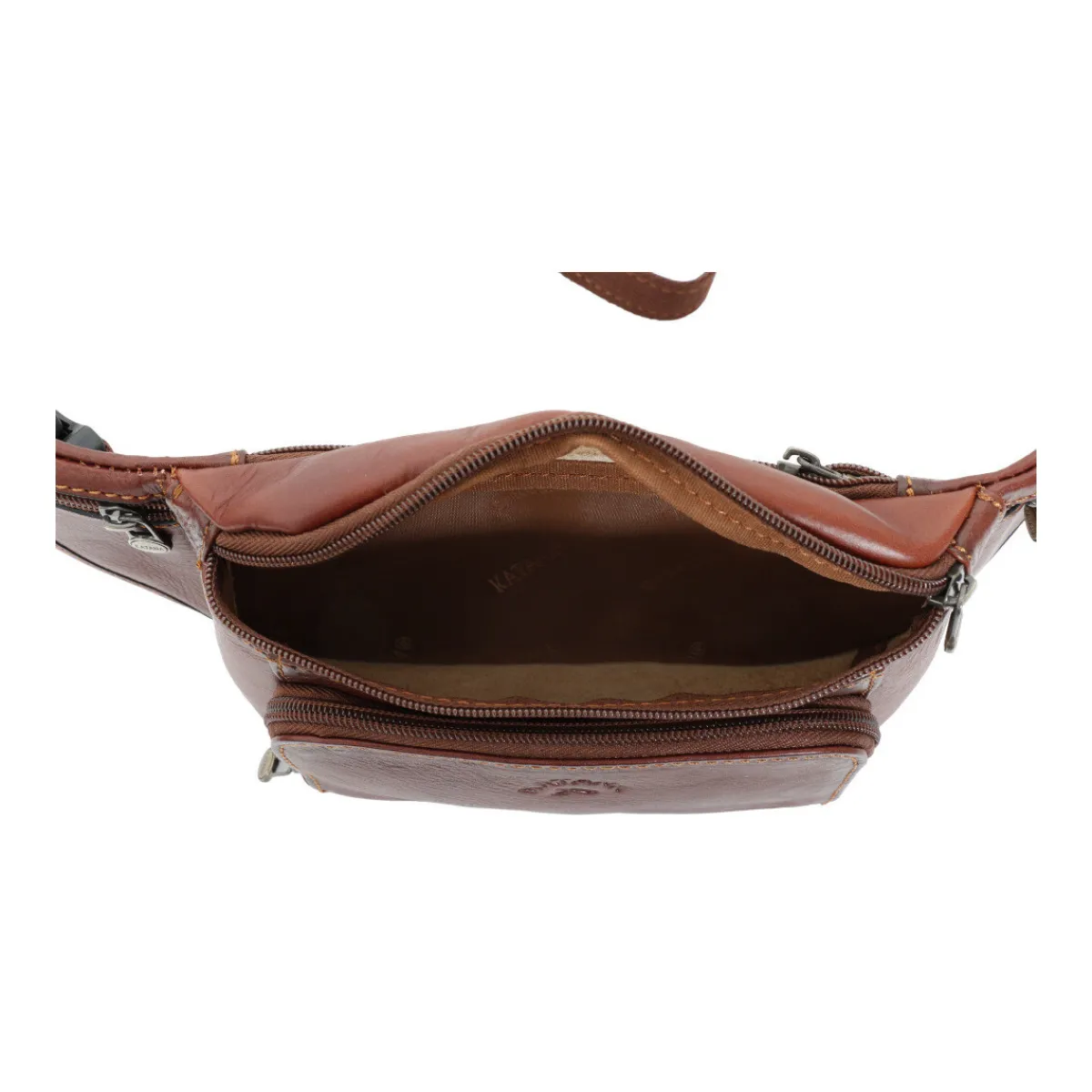 Katana Banane Cuir De Vachette Gras K 31010-Homme Pochettes / Sacoches