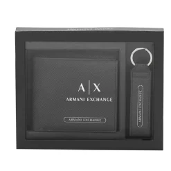 Armani Exchange BARCELONA GIFT SET-Homme Portefeuilles / Porte-Monnaie