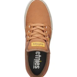 Etnies BARGE LS BROWN GOLD YELLOW-Homme Skate