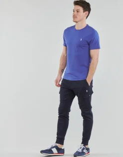 Polo Ralph Lauren BAS DE JOGGING CARGO AJUSTE EN DOUBLE KNIT TECH-Homme Joggings & Survêtements