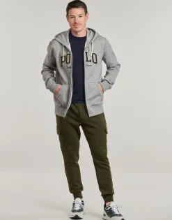 Polo Ralph Lauren BAS DE JOGGING CARGO AJUSTE EN DOUBLE KNIT TECH-Homme Joggings & Survêtements