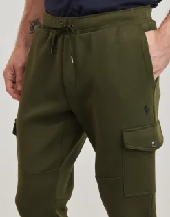 Polo Ralph Lauren BAS DE JOGGING CARGO AJUSTE EN DOUBLE KNIT TECH-Homme Joggings & Survêtements
