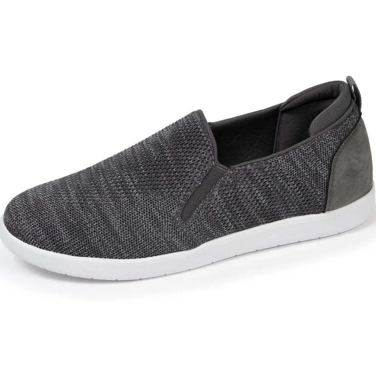 Isotoner Baskets Homme slip-on Gris-Homme Slip Ons