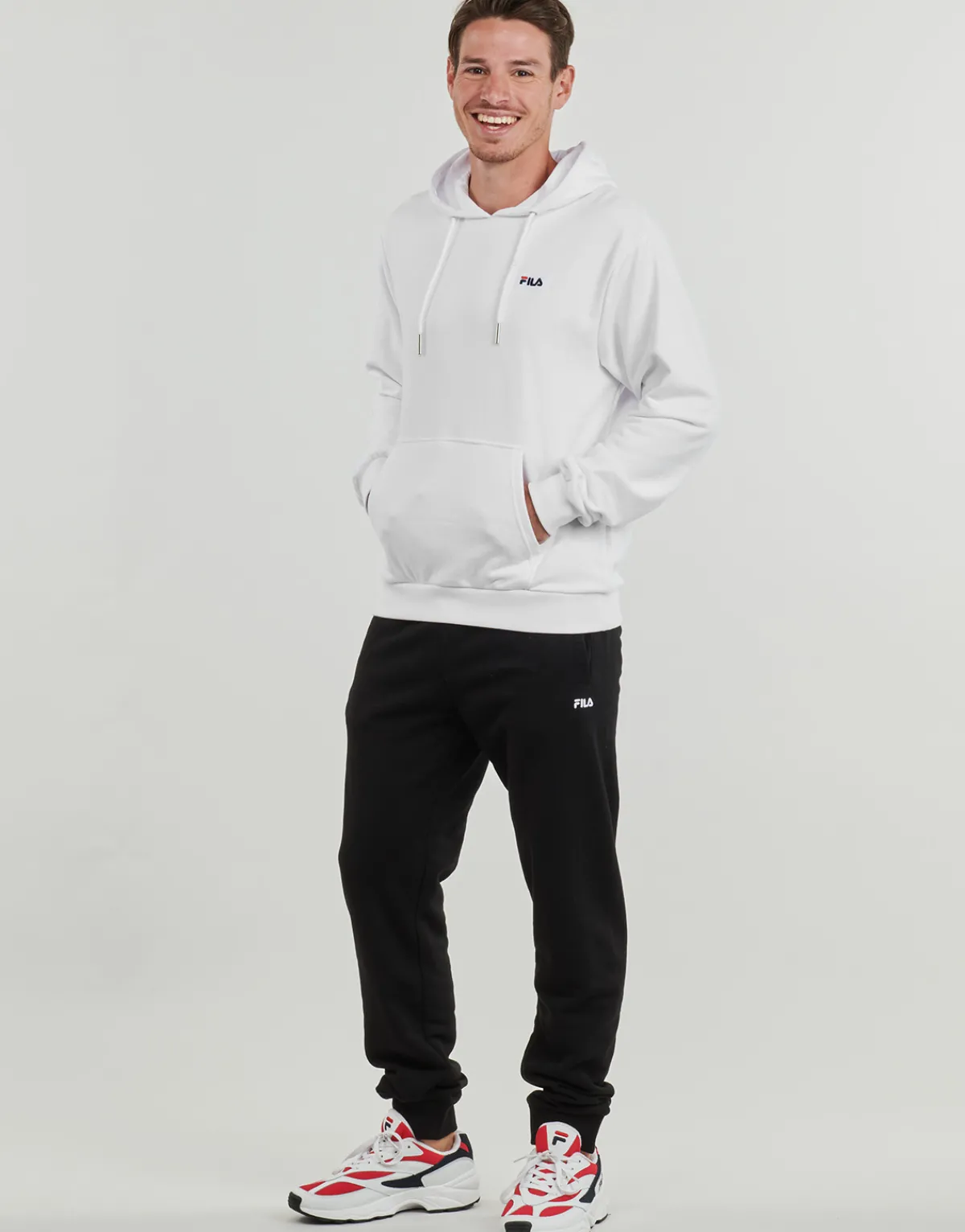Fila BENGEL REGULAR HOODY-Homme Sweats & Polaires