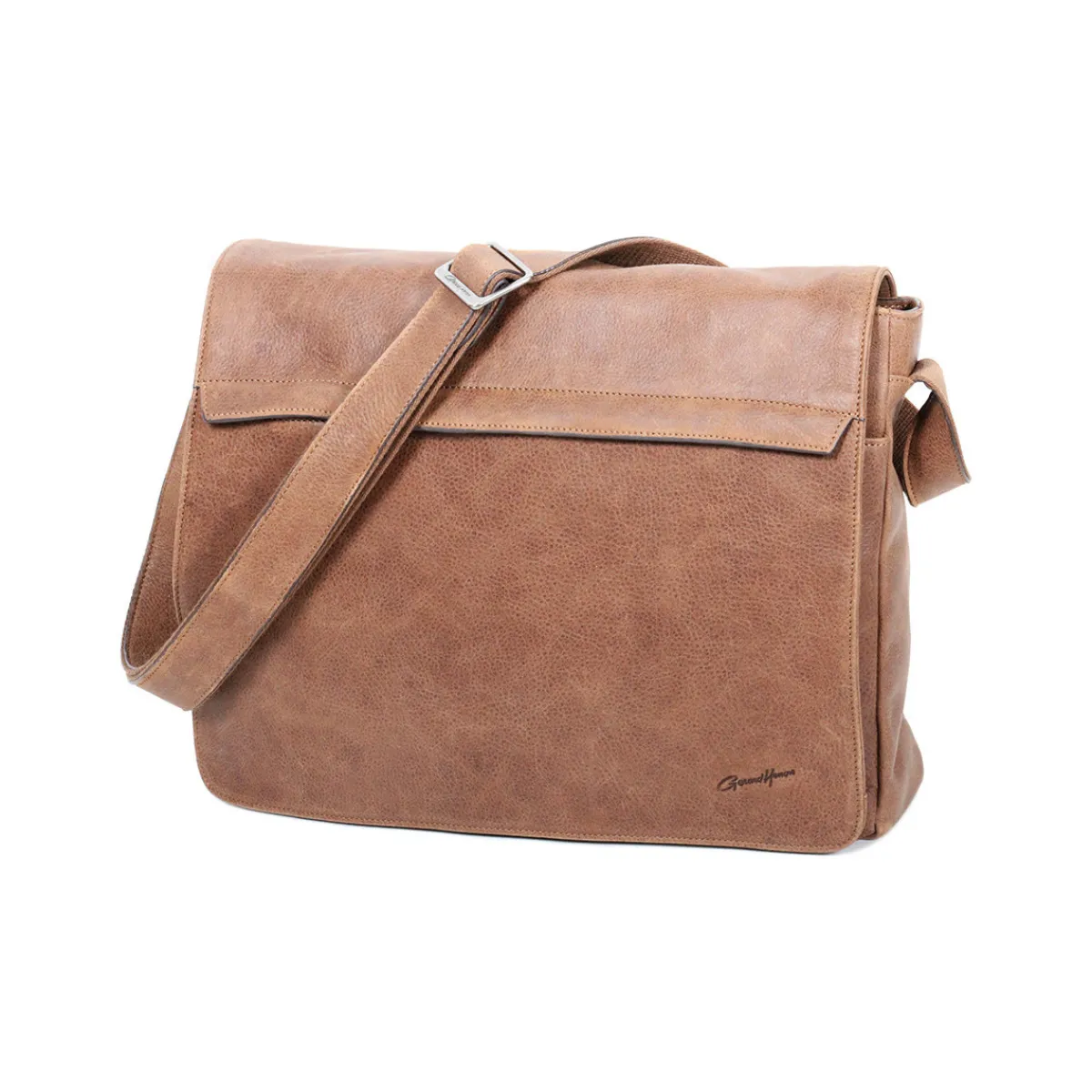 Gerard Henon Besace A4 Grande Taille Collection Vintage 7173-Homme Besaces / Sacs Bandoulière