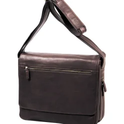 Gerard Henon Besace Arizona Cuir De Vachette Gras Pleine Fleur GH 5273-Homme Besaces / Sacs Bandoulière