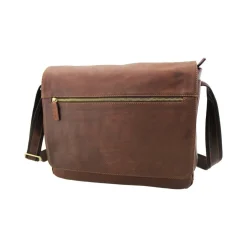 Gerard Henon Besace Arizona Cuir De Vachette Gras Pleine Fleur GH 5273-Homme Besaces / Sacs Bandoulière