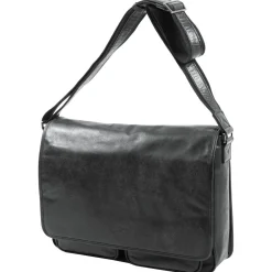 Gerard Henon Besace Outland En Cuir De Vachette Vieilli Pleine Fleur GH 8360-Homme Besaces / Sacs Bandoulière