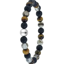 Sc Crystal B4371-ŒILDETIGRE-Homme Bijoux