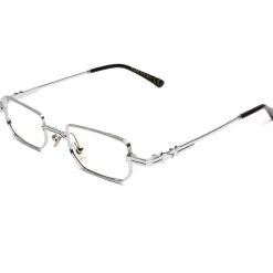 Xlab Bloc bleu Ibiza Cadres Optiques, Argent, 45 mm-Homme Lunettes De Soleil