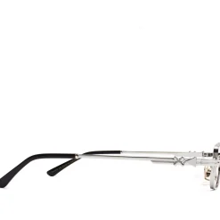 Xlab Bloc bleu Ibiza Cadres Optiques, Argent, 45 mm-Homme Lunettes De Soleil