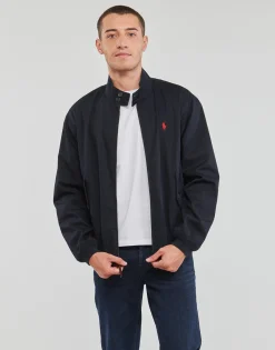 Polo Ralph Lauren BLOUSON ZIPPE EN SERGE DE COTON AVEC DOUBLURE TARTAN-Homme Vestes|Vestes