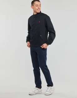 Polo Ralph Lauren BLOUSON ZIPPE EN SERGE DE COTON AVEC DOUBLURE TARTAN-Homme Vestes|Vestes