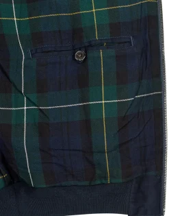 Polo Ralph Lauren BLOUSON ZIPPE EN SERGE DE COTON AVEC DOUBLURE TARTAN-Homme Vestes|Vestes