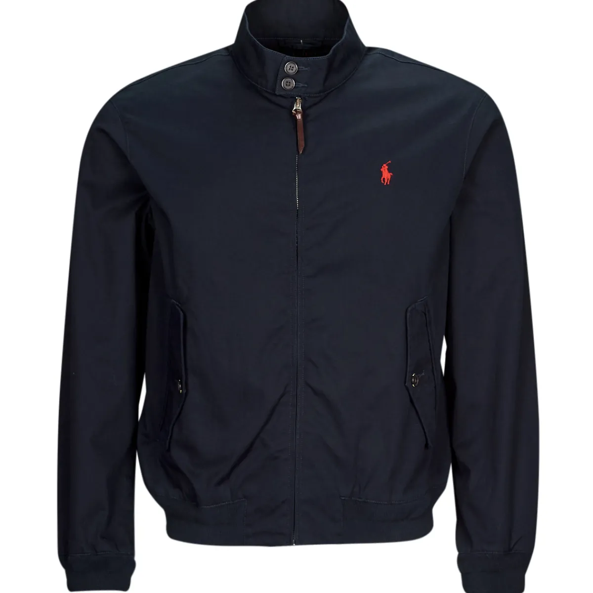 Polo Ralph Lauren BLOUSON ZIPPE EN SERGE DE COTON AVEC DOUBLURE TARTAN-Homme Vestes|Vestes