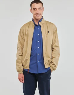 Polo Ralph Lauren BLOUSON ZIPPE EN SERGE DE COTON AVEC DOUBLURE TARTAN-Homme Vestes|Vestes