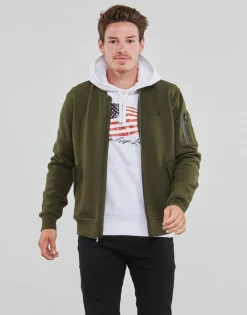 Polo Ralph Lauren BOMBER EN JERSEY-Homme Sweats & Polaires