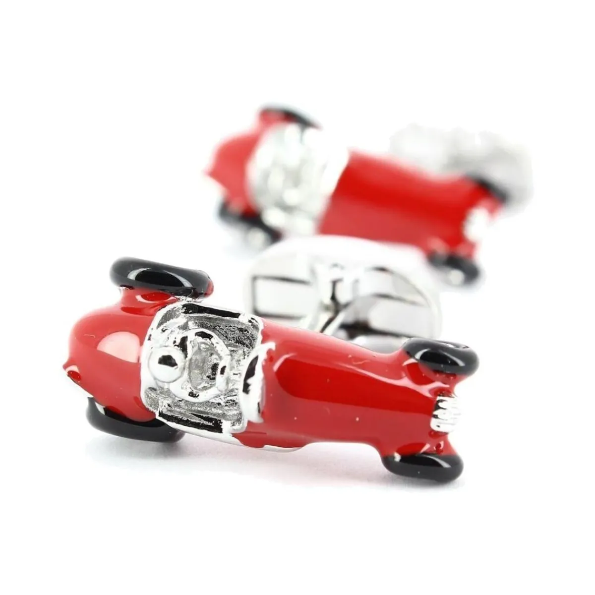 Tony & Paul Boutons de manchette bolide Vermillon-Homme Bijoux