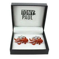 Tony & Paul Boutons de manchette poisson-Homme Bijoux