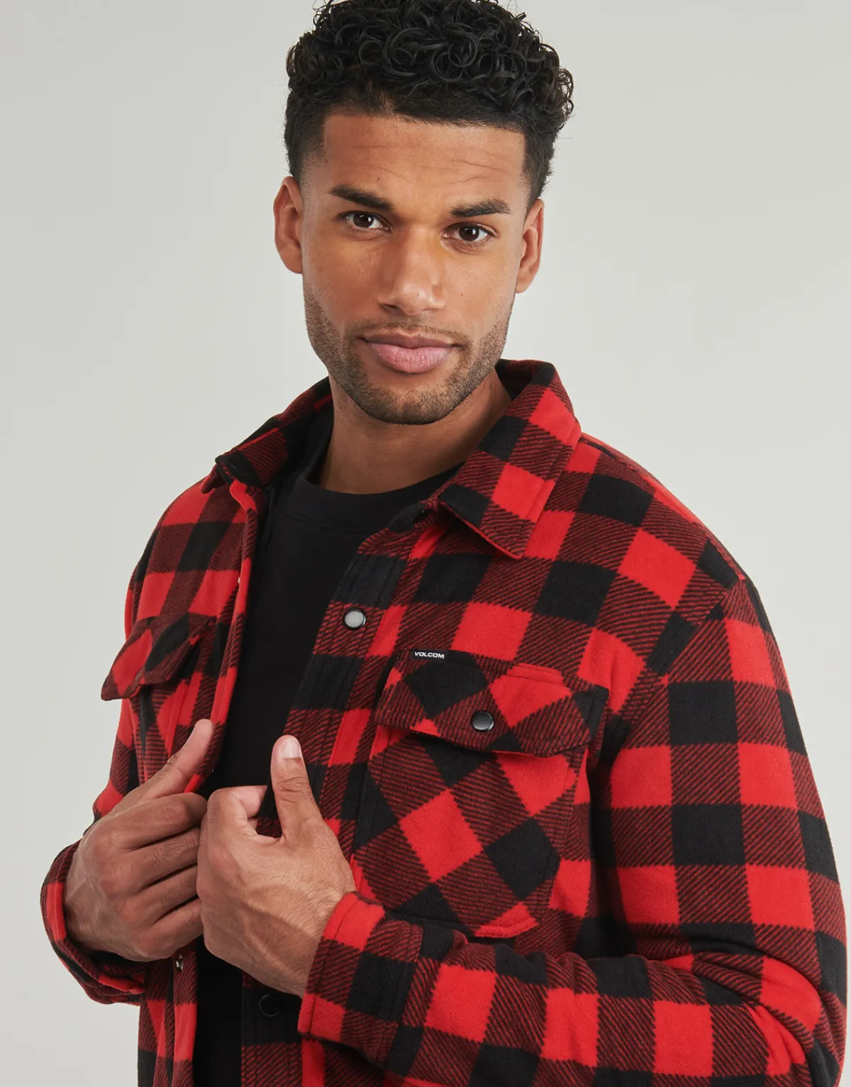 Volcom BOWERED FLEECE LS-Homme Chemises