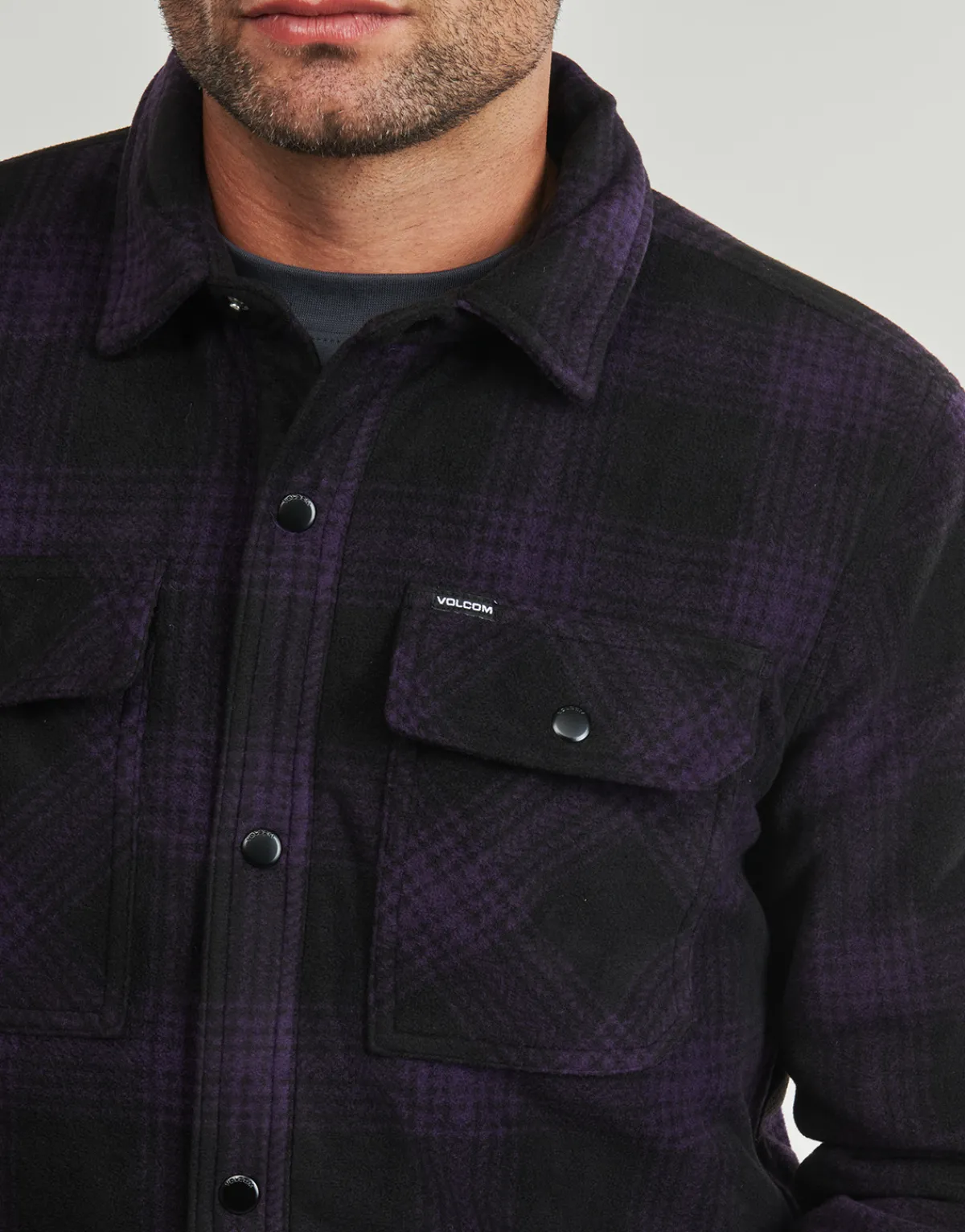 Volcom BOWERED FLEECE LS-Homme Chemises