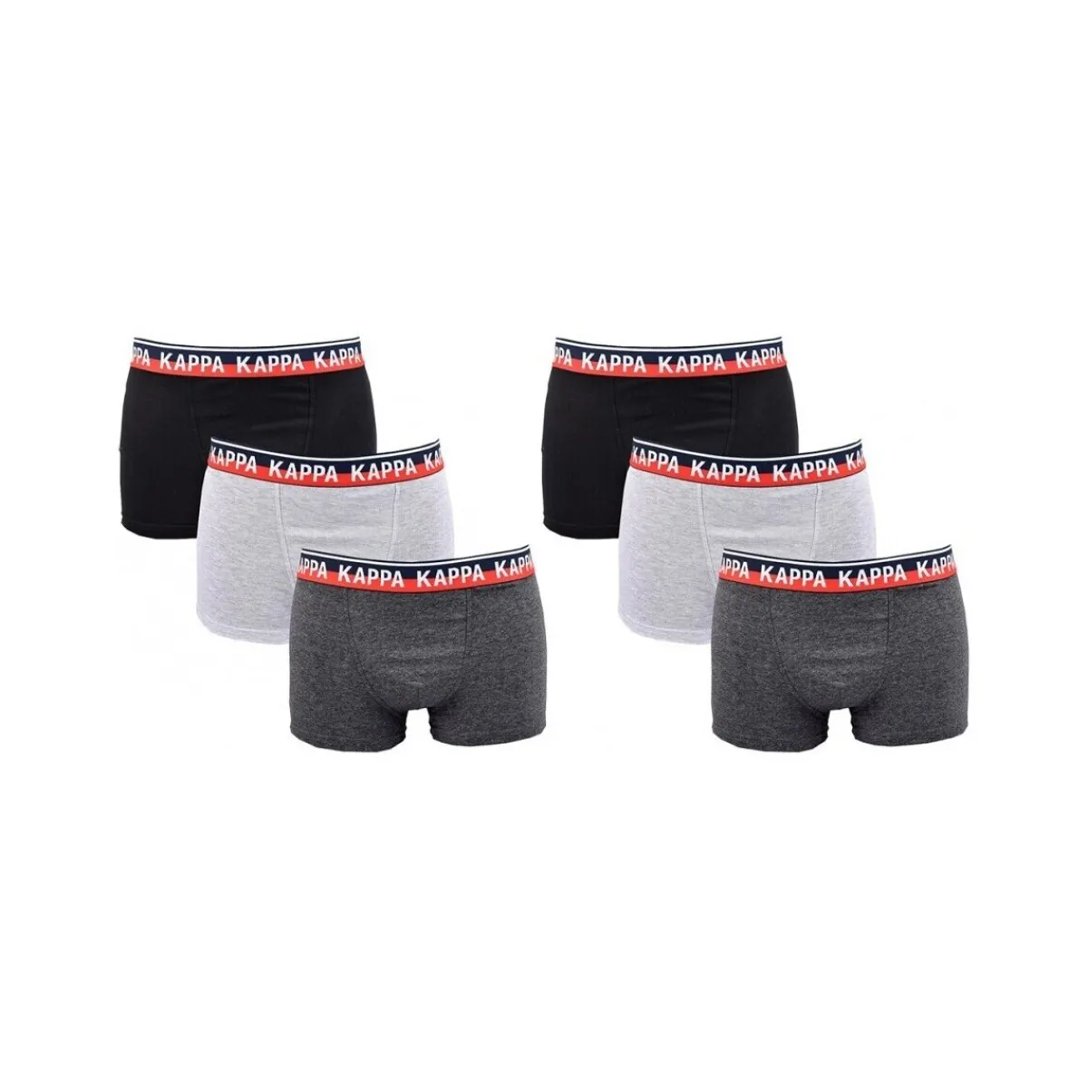 Kappa Boxer homme Pack de 6 Boxers 0990-Homme Boxers