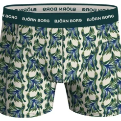 Björn Borg Boxers Cotton Stretch 5-Pack Vert-Homme Caleçons