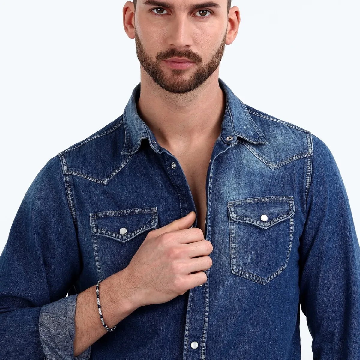 Sector Bracelet en acier-Homme Bijoux