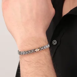Maserati Bracelet en acier-Homme Bijoux