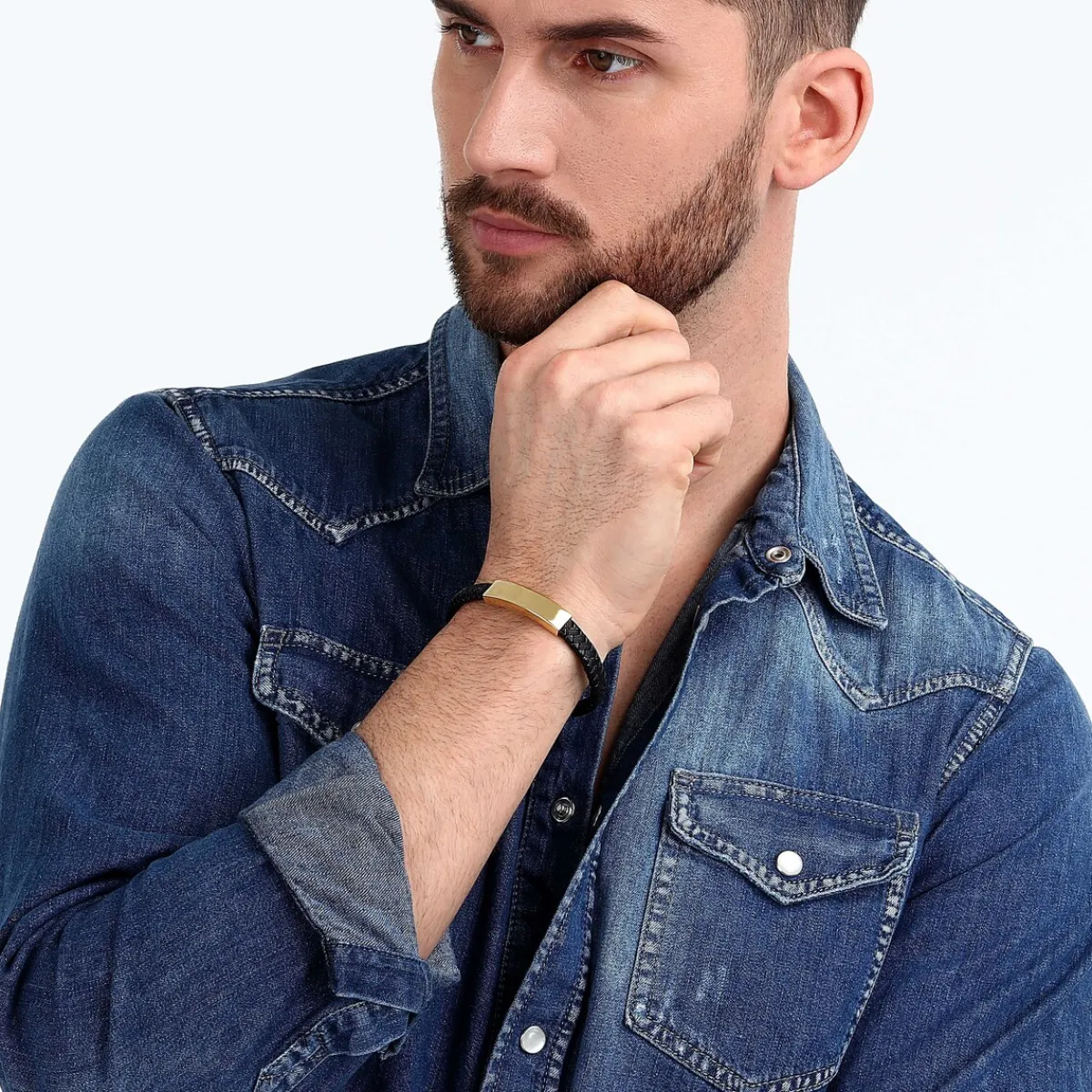 Sector Bracelet en acier-Homme Bijoux