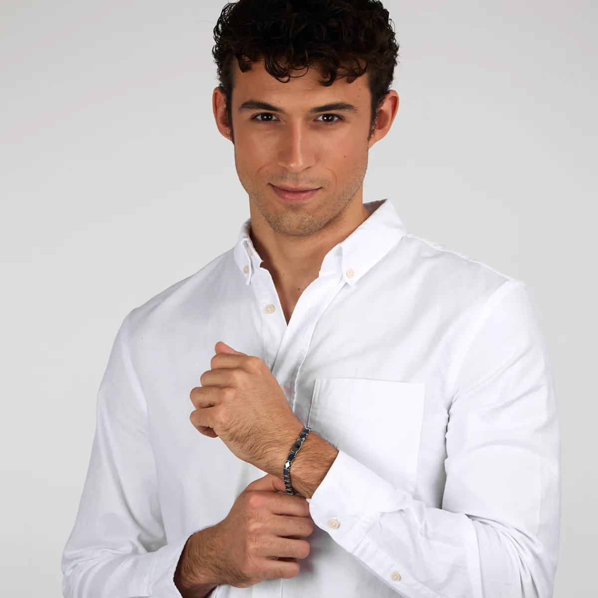 Maserati Bracelet en acier-Homme Bijoux