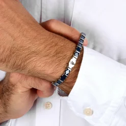 Maserati Bracelet en acier-Homme Bijoux