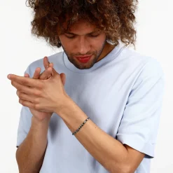 Sector Bracelet en acier et céramique-Homme Bijoux