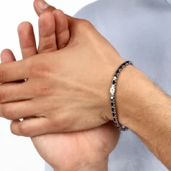 Sector Bracelet en acier et céramique-Homme Bijoux